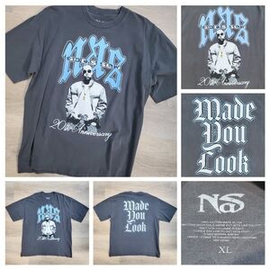 NAS God's Son 20th Anniversary Graphic Rap Tee Shirt XL Site Exclusive Sold Out